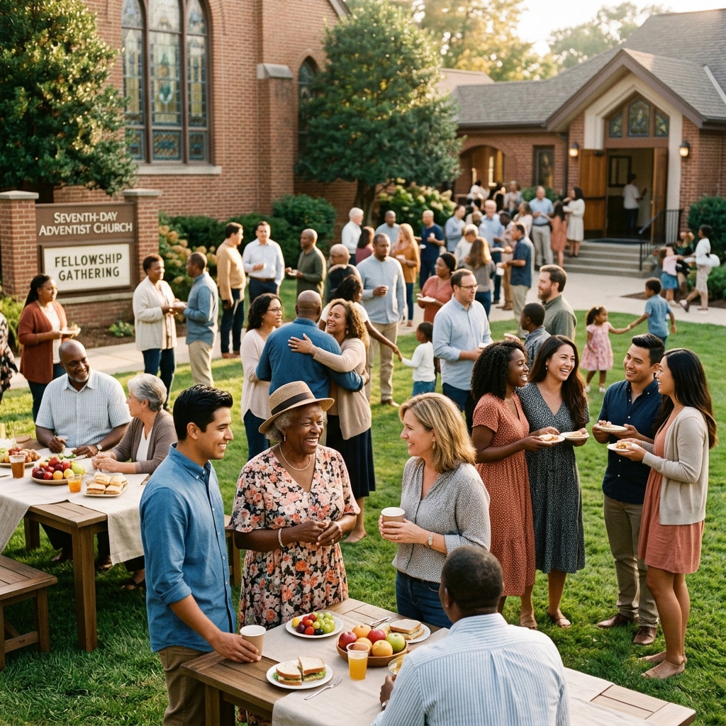 Orion SDA Church congregation in fellowship